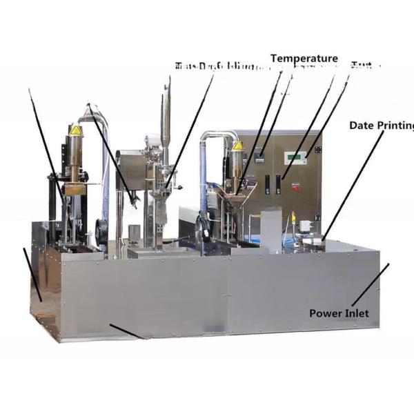 23 кВт Общая мощность Свежий сок напиток Асептическая галерея верхний картон заполняющая машина