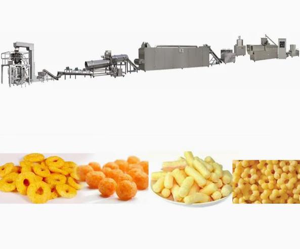 Machine d'extrudeuse de casse-croûte d'automation, 3 granules Fryums de casse-croûte de D faisant la machine