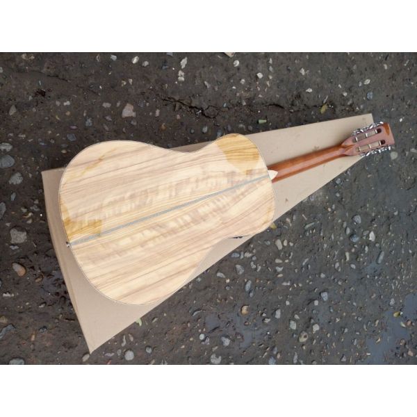 AAAA all Solid imported olive wood OOO28K style custom guitar acoustic electric guitar
