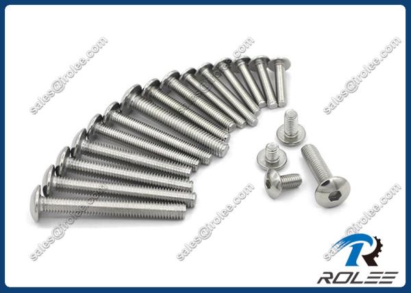 18-8/316 Stainless Steel Hex Drive Truss Head Screw Allent Bolt