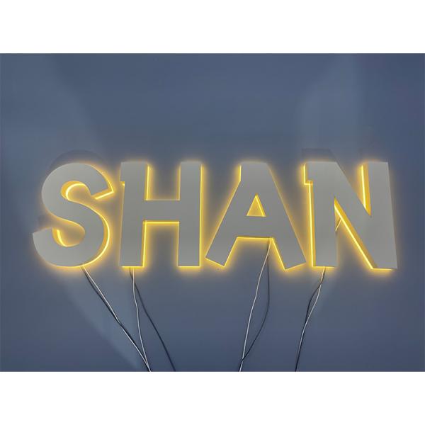 LED Commercial Advertising Letter and Words Sign Backlit Edge Lit Channel Sign 3D LED Letter Sign