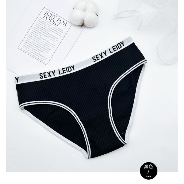 Wholesale Women High Quality 95% Cotton Fashionable Belt M-xl Women Brief Quality Slips Cotton Femme Lady Panty Briefs