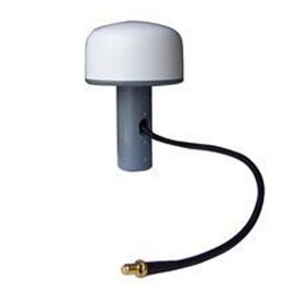High Sensitive Car GPS Active Antenna White , SMA Female Connector 5dbi gain