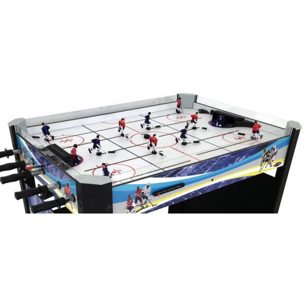 Electronic Scoring Rod Hockey Table MDF Color Graphics Wooden Hockey Table