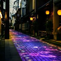 Système de projection interactif pour sol imperméable à l'eau 5000Lm