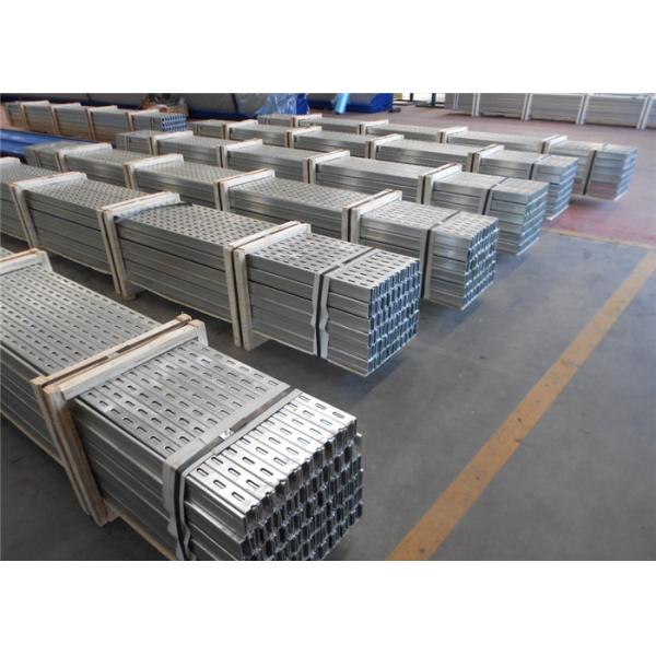 Silver Galvanized Steel Profile Solar Mounting System PV Module Components