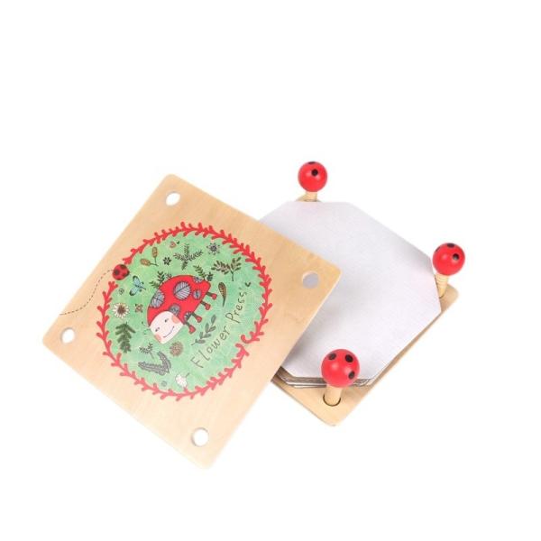 Kids Flower Leaf Flower Press Kit Nature Crafts Wooden Art Kit Custom Size