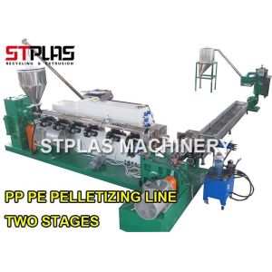 200-300kg/h HDPE Plastic Recycling Pellet Machine Pelletizing Line