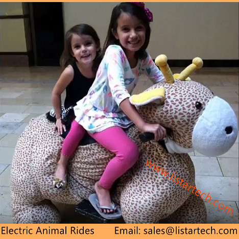 Animals Motorized Mechanical Toy, Plush Motorized Animals, Plush Motorized Riding Animals