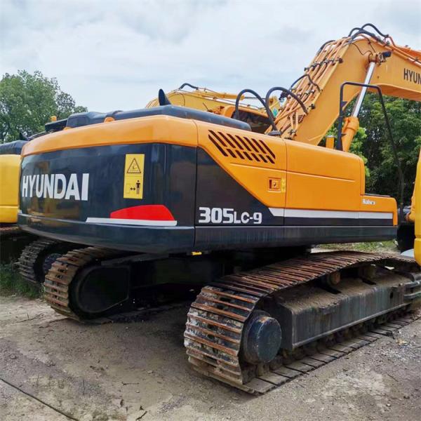 Used Hyundai Excavator 305LC-9 Health Condition Korea Original Bucket Capacity 1.38 m3