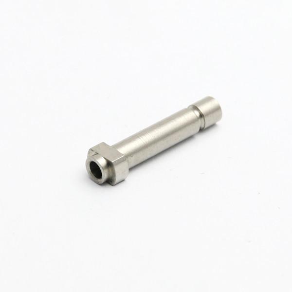 Bushing Medical Equipment Parts / Stainless Steel Screwed Rod Customized Color