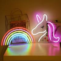 Lampe d'arc-en-ciel pour la corde au néon faite sur commande de Flex Acrylic Led Strip Neon de décoration de chambre à coucher allumant le signe de RVB