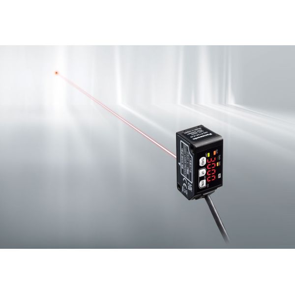 Compact laser distance sensor Panasonic HG F13A A N with long range and stable