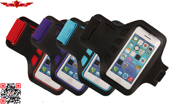 Hot Selling Outdoor Sports Armband Case For Iphone Card Holder/Key Pouch Yes Multi Color