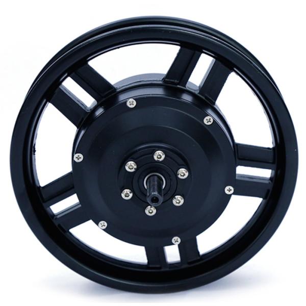 Black 12 inch 36V 250W Electric Bike Hub Motor Brushless Geared Motor