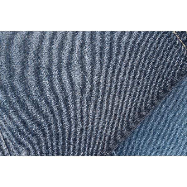 ткань джинсовой ткани лайкра полиэстера хлопка 9.2oz повторно использовала Sanforizing пряжи темно-синий