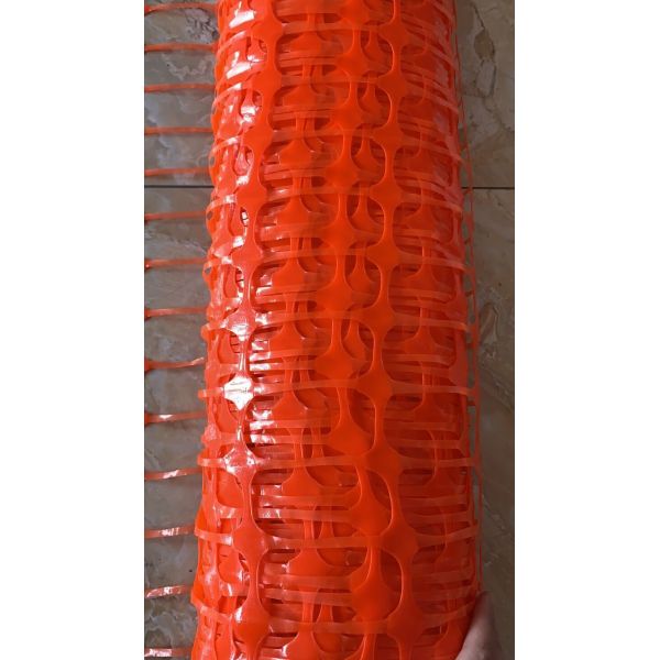 100% HDPE Orange Mesh Net Red High-visibility Road Barrier Safety Fence for Traffic Control and Road Construction Zones