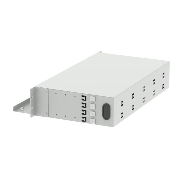 FC APC Optical Distribution Frame 48 Ports 19 Inch Patch Panel Ideal for FTTX and Network