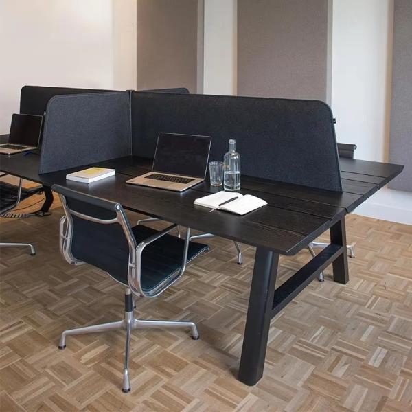 ПЭТ фильт толщиной 24 мм настольные акустические разделители, предназначенные для конфиденциальности офиса