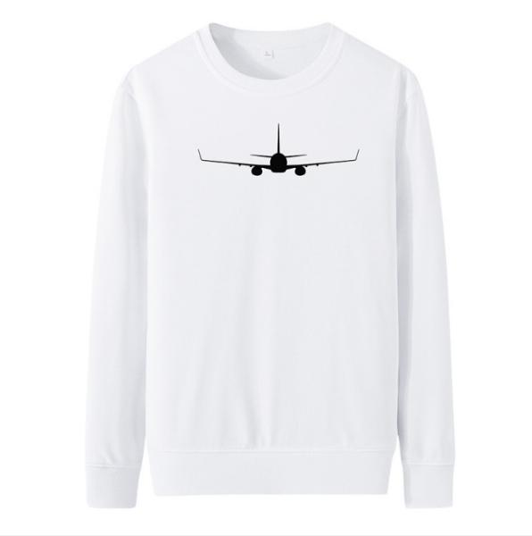 flat stitching seem men cotton polyester crew plain pullover thermal sweatshirts