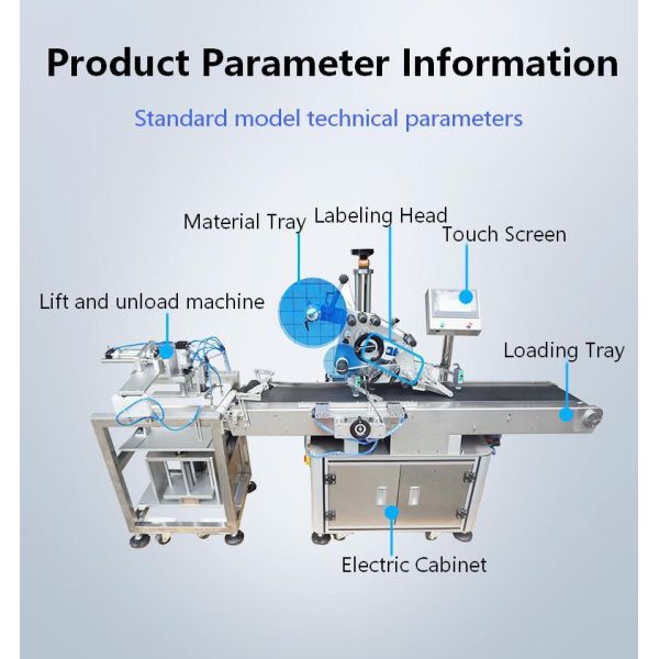 Manufacturer Fully Automatic Lift-and-Labeling Machine CH-602F for Food Self-Sealing Bags and PE Plastic Bags