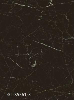 5.5mm Dark Brown Marble Vinyl Flooring Recyclable Corrosion Resistant GKBM Greenpy GL-S5561-3