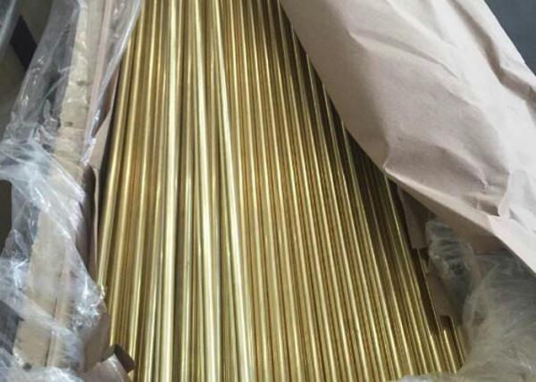 Inside Cleaned Brass Round Tubing , Steam Ejector Copper Nickel Alloy Tubing