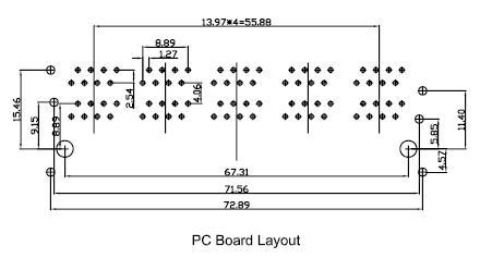 2X5 Network Switch Shielded Rj45 Jack With Internal Magnetics TM59B825T1X11