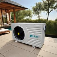 Hotéis Tempo quente Fonte de ar Bomba de calor 4,5 kw-31 kw para aquecedores de água elétricos de baixo ruído