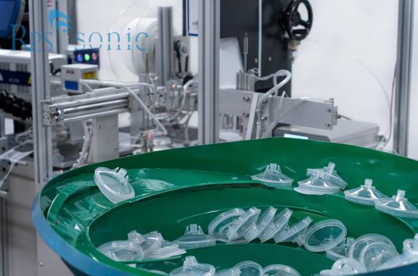 Máquina de solda automática de filtro HME/filtro bacteriano/filtro espirométrico