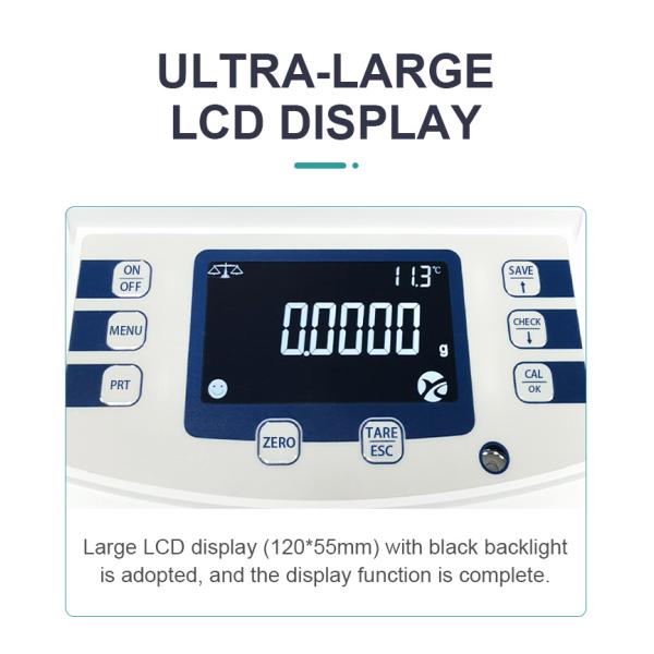 High Precision Lab Balance 0.0001g Analytical Balance for Laboratory Testing Equipment