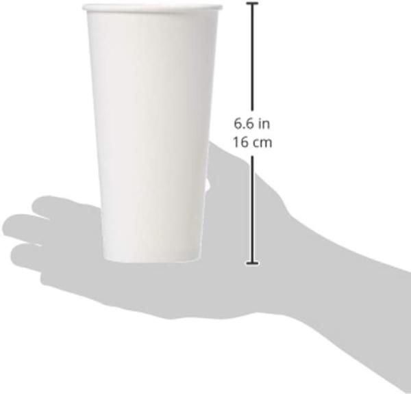 White Colour 4oz 100ml Take Away Single Wall Style Disposable Paper Cup