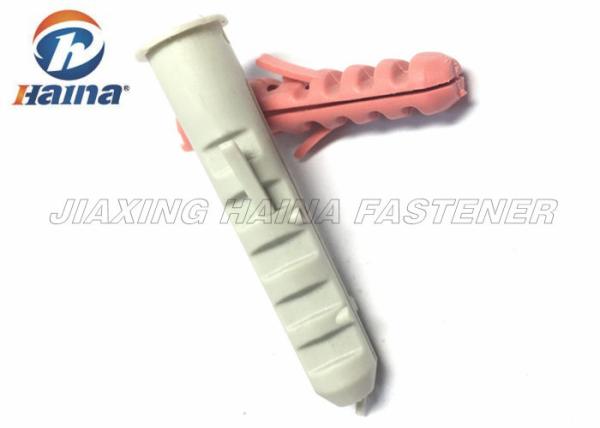Rubber Chemical Resistance Plastic Wall Plug / Expansion Anchor Bolt