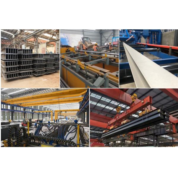 Customized Steel H Beam 6mm - 16mm Metal H Channel EN Standard ASTM A36