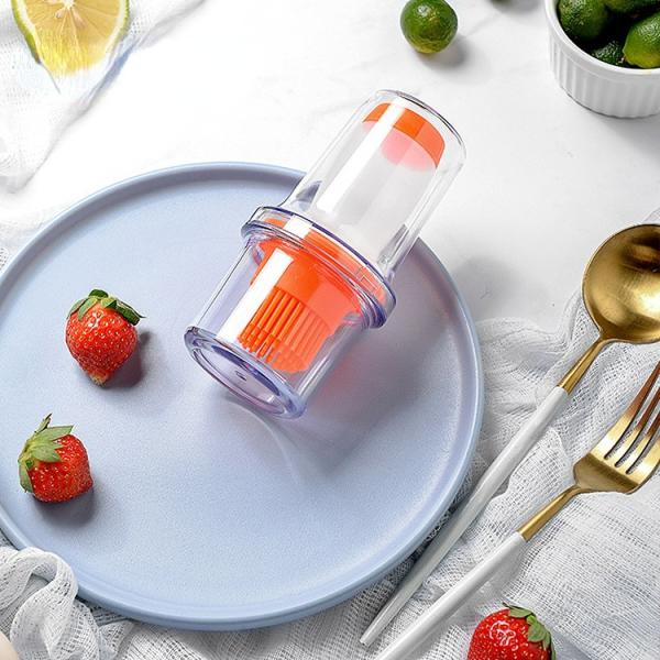 Outils pratiques Bouteille de silicone et brosse à huile pour les besoins de cuisson