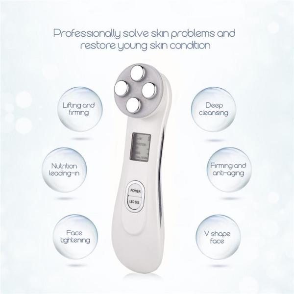 5 Massager красоты светлой терапией СИД 6 машины красоты In1 RF EMS лицевой