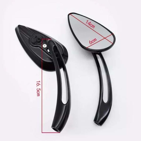 Advanced Anti-glare Scooter Skull Motorcycle Rearview Mirror Side Mirror for Harley