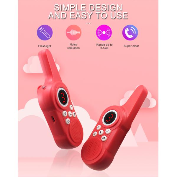 Gama militar de la charla del juguete los 3KM del Walkietalkie de los niños 0,5 vatios para el descubrimiento al aire libre