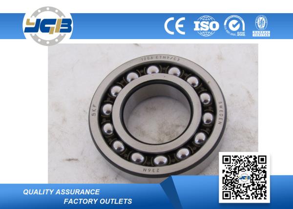1206 1207 1208 ETN9 Skf Self Aligning Ball Bearing Stainless Steel For Low Noise Motors