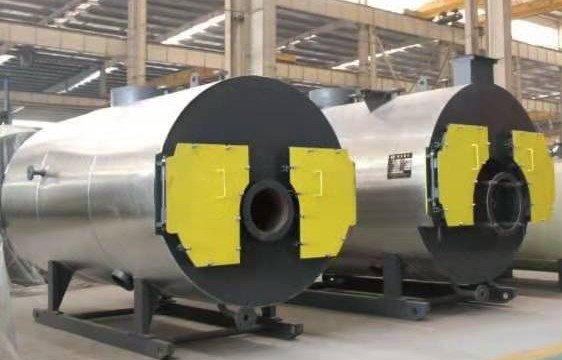 Double Layer Hot Oil Boiler , Instant Hot Water Oil Boiler Low Pollutant Emission