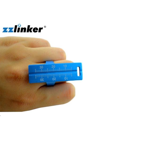 Портативный зубоврачебный цвет истирательного, зубоврачебного правителя пальца пяди Эндо голубой желтый опционный