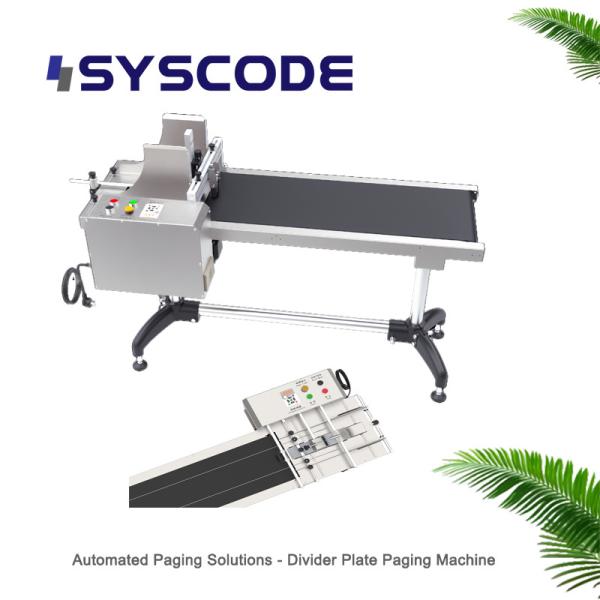 Divider Plate Paging Machine For Packaging And Printing Industries Automatic Paper Feeder