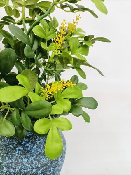 Decoração artificial de Gardenia Bush Home Garden Table da altura de 20CM
