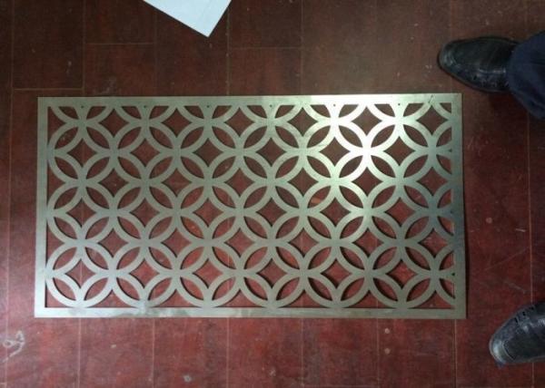 Punched 409L Stainless Perforated Mesh SUH409L Anti Oxidation