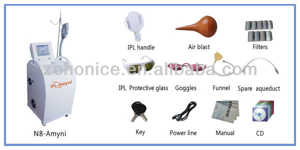 Máquina multifuncional da remoção da máquina/cabelo da beleza do IPL para IPL Epilator