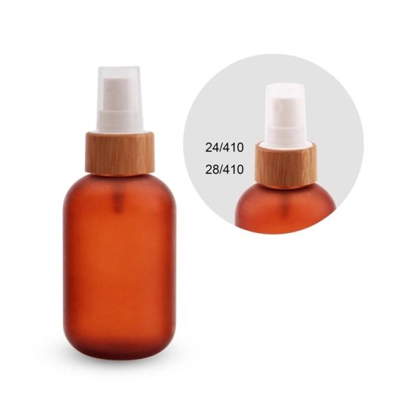 Bamboo 18/410 Perfume Pump Sprayer , Non Spill Crimp Sprayer For Lotion Pump