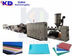 SJ90 SJ120 Pc Hollow Sheet Extrusion Line Plastic Profile Extrusion Equipment