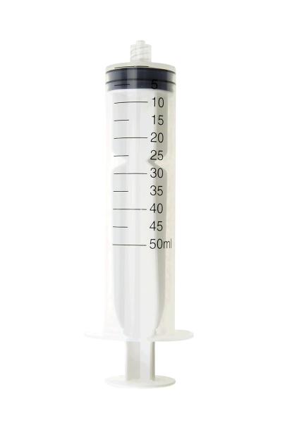 Syringes with Tubes Plastic Syringe with Tubing for Dispensing,Injection,Filtration, Science Labs (1 Meter Tube)