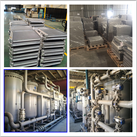 Большой завод азота ПСА, высокий танк воздуха генератора азота давления