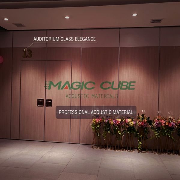 Polyester Fiber Acoustic Panel 1220x2440mm 9mm Sound Absorbing Wall Board for Auditorium Interior Decoration